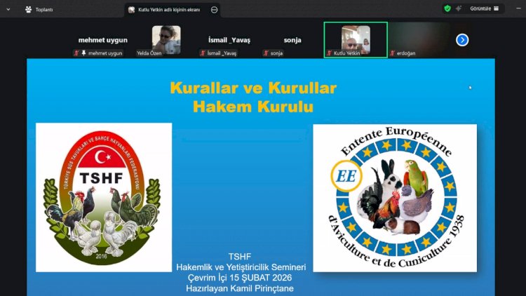 Düzenlemiş olduğumuz Süs Tavuğu çevrim içi eğitim programımız, yüksek düzeyde memnuniyet ve olumlu geri bildirimlerle başarıyla tamamlanmıştır. Katılımcı tüm üreticilere ve eğitmenlerimize teşekkürlerimizi sunarız.